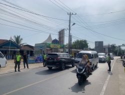 Personil Satlantas Siaga, Atur dan Pantau Arus Balik Lebaran 2024