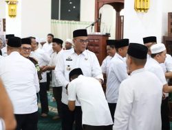 Pemda Madina Gelar Halal Bi Halal di Masjid Agung Nur Ala Nur