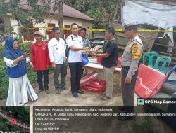 Gerak Cepat Bupati Tapsel Santuni Keluarga Korban Kebakaran di Angkola Barat