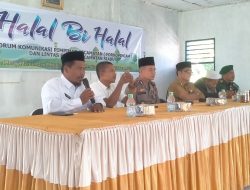 Camat Siabu Sudrajat Putra, Bersama Forkopimcam Gelar Halal Bi Halal
