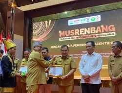 Pemkab Aceh Barat Raih Anugerah Prof A Madjid Ibrahim ke-X
