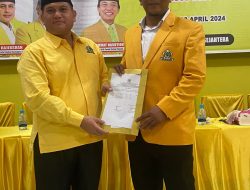 Pilkada Tapsel 2024 : Rasyid Assaf Dongoran Hantarkan Formulir Bupati Pada Golkar Tapsel
