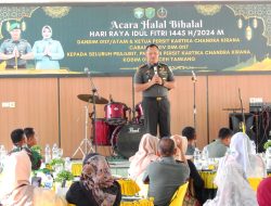 Kodim 0117/Atam Gelar Halal Bihalal Bersama Seluruh Prajurit dan PNS
