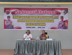 Polres Aceh Tamiang Terima Kunjungan Tim Itwasda Polda Aceh