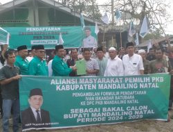 Aliansi Masyarakat Datangi Kantor PKB Minta Ivan Maju di Pilkada Madina