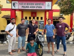 Ops Sikat Seulawah 2024, Satreskrim Polres Aceh Utara Bekuk Pelaku Curanmor