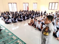 Polisi Sahabat Anak, Polsek Blang Mangat Sosialisasi Kenakalan Remaja Kepada Pelajar