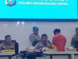 Polres Madina Ungkap Penemuan Mayat di Aek Pohon, Ini Pelakunya