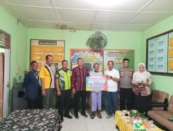 Kapolsek Kuala Simpang, Lakukan Pengamanan Penyaluran Bantuan Langsung Tunai