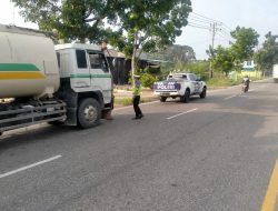 Guna Mencegah Guantibmas, Satlantas Polres Aceh Tamiang Lakukan Patroli Rutin