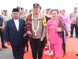 Bupati dan Forkopimda Sambut Kedatangan Kapoldasu, Dalam Rangka Kunker dan Syukuran Mapolres Tapsel