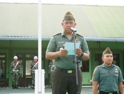 Danramil 08/Rantau Bertindak Sebagai Inspektur Upacara Peringatan Harkitnas Ke – 116