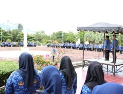 Sekda Aceh Besar Drs Sulaimi MSi Inspektur Upacara Harkitnas di Kota Jantho