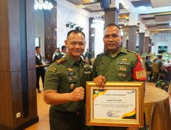 Koptu Ismail Terima Penghargaan Dari Panglima Kodam Iskandar Muda