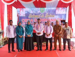 Tim Evaluasi Desa Binaan Provsu Kunjungi Desa Sorimanaon Tapsel