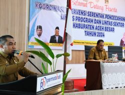 Pj Bupati Aceh Besar Pimpin Rapat Intervensi Serentak Pencegah Stunting
