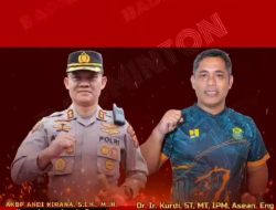 Meriahkan HUT Bhayangkara ke-78, Polres Aceh Barat Gandeng PUPR Gelar Turnamen Badminton