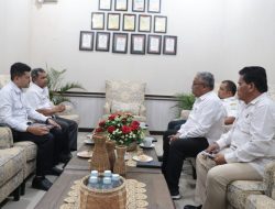 Pj Bupati Aceh Besar Bahas Pengakuan Tanah Ulayat Bersama Kepala Kantor Pertanahan