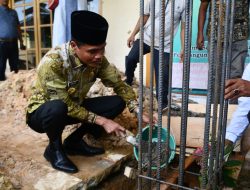 Pj Walikota Langsa Senang dan Bersyukur Atas Peletakan Batu Pertama Renovasi Masjid Nurul Qur’an di Gampong Alue Pinang Timue