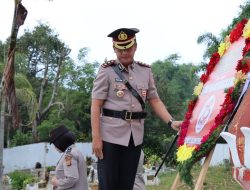 Hari Bhayangkara Ke-78, Polres Aceh Tengah dan Bener Meriah Gelar Upacara Ziarah di Makam Pahlawan