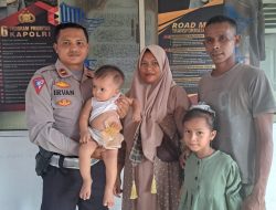 Ipda Irvan Fasilitasi dan Bantu Biaya Pendamping Pengobatan Bayi Tanpa Anus