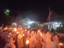 Sambut Tahun Baru Islam, Angkola Barat Tapsel Gelar Pawai Obor