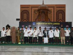 Pemko Langsa Gelar Tausiyah Akbar Peringati 1 Muharram 1446 H di Masjid Darul Fallah Kota Langsa