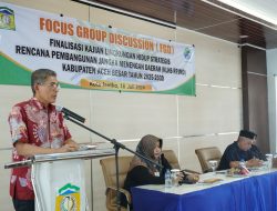 Pemkab Aceh Besar Gelar FGD Kajian Lingkungan Hidup Strategis RPJMD