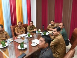 Pj Bupati Aceh Besar Ikuti Zoom Meeting Rakor Pengendalian Inflasi