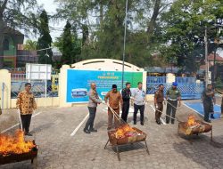 Bea Cukai Langsa Musnahkan Peredaran Ilegal Barang Milik Negara (BMN)
