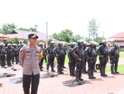 63 Personel Gabungan Ikuti Latihan Dalmas Jelang Pilkada 2024