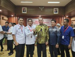 Pj Walikota Langsa Bersama Dinas DPMG Kota Langsa Apresiasi 66 Geuchik Sebagai Kota Tercepat Penyaluran Dana Desa Tahap I TA 2024 Tingkat Kabupaten/Kota Se-Aceh