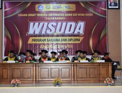 Sebanyak 81 Sarjana dan Diploma Universitas Sains Cut Nyak Dhien (USCND) Angkatan VIII Tahun 2024 di Wisuda