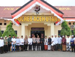 Silaturahmi Kapolres Aceh Utara Dengan Pemuka Agama, Bahas Rencana Tausiyah dan Zikir Akbar