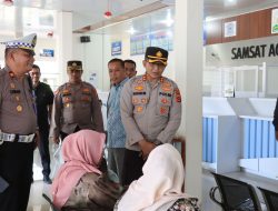 Pastikan Pelayanan Prima, Kapolres Tinjau Samsat Aceh Utara