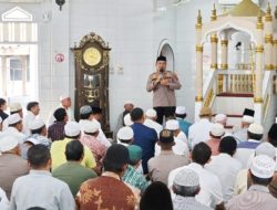 Kapolres Padangsidimpuan Berdialog Dengan Warga Dalam “Jum’at Curhat” di Masjid Al-Ikhlas Samora