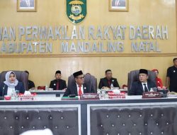 DPRD Madina Gelar Paripurna Mendengarkan Pidato Kenegaraan Presiden
