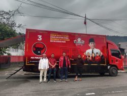 PDI Perjuangan Sumbangkan Mobile Videotron Truck Untuk Pemenangan Alhudri – Alaidin