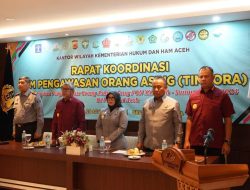 Rakor Tim Pengawasan Orang Asing di Aceh : Sinergitas Menjelang PON XXI dan Pilkada 2024