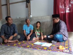 Muliakan Anak Yatim-Piatu, Ketua PSM Aceh dan PWO Aceh Utara Kunjungi Kediaman sang Bocah