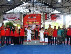 Pj Walikota Langsa Buka Kejuaraan Karate Piala Ketua Umum FORKI Cup II 2024
