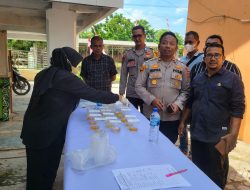 Pemuda & Perangkat Desa Seuriget Langsa Barat Di Test Urin