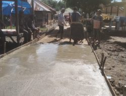 Desa Banua Simanosor Manfaatkan DD Untuk Pembangunan Rabat Beton
