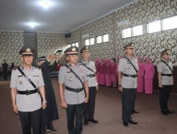 Polres Lampung Selatan Sertijab di Pimpin Langsung Kapolres Lamsel AKBP Yusriandi Yusrin