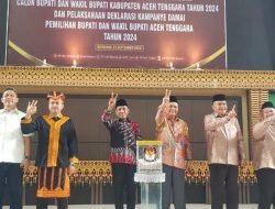 Tiga Paslon Bupati Aceh Tenggara Cabut Nomor Urut