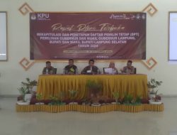 KPU Lampung Selatan Gelar Rapat Pleno Terbuka Penetapan DPT Pilkada 2024