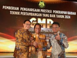 PT. AR Raih Penghargaan Terbaik di Ajang Good Mining Practice