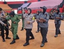 Sat Binmas Polres Lampung Selatan Tingkatkan Kemampuan Linmas Jelang Pilkada Serentak 2024