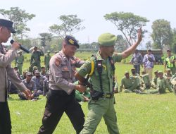 Pembinaan Keterampilan dan Kemampuan Linmas di Jati Agung