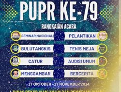 Sambut Hari Bakti PUPR ke 79, PUPR Aceh Barat Gelar Berbagai Perlombaan